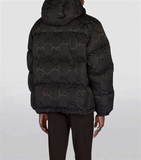 gucci puffer jacket men's|harrods men's puffer jacket.